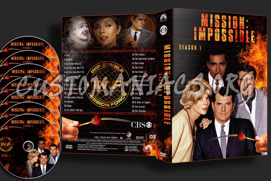 Mission Impossible - Season 1 dvd cover