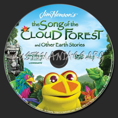 Jim Henson's The Song of the Cloud Forest dvd label