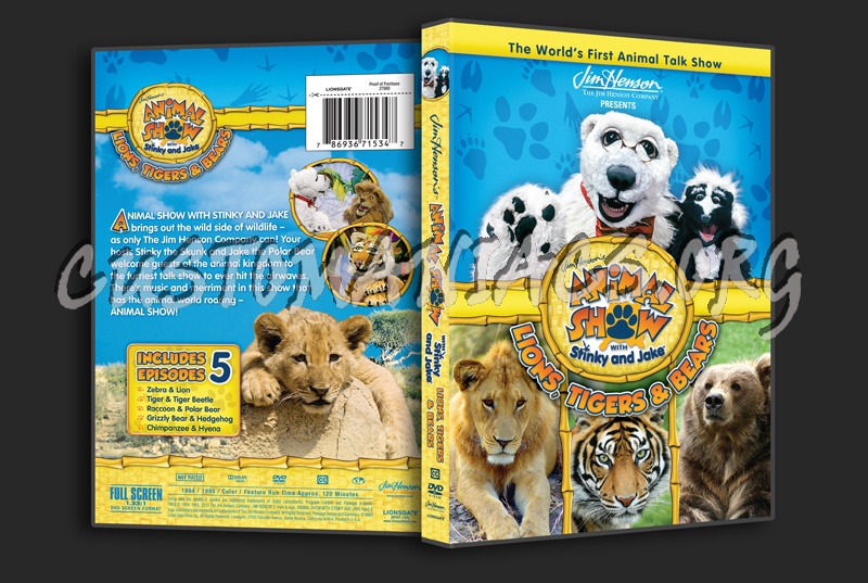 Jim Henson's Animal Show with Stinky and Jake dvd cover