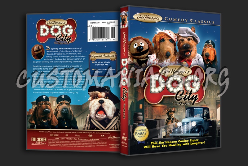 Jim Henson's Dog City The Movie dvd cover