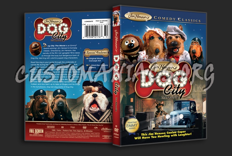 Jim Henson's Dog City The Movie dvd cover
