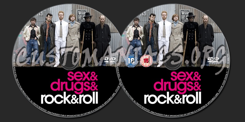 Sex & Drugs & Rock & Roll dvd label