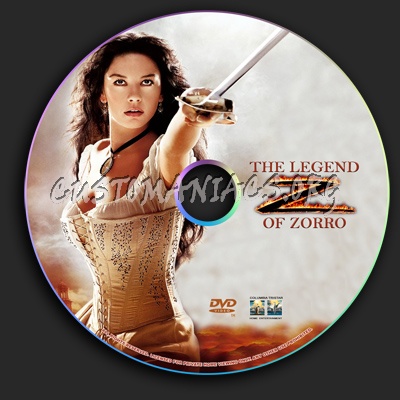 The Legend of Zorro dvd label