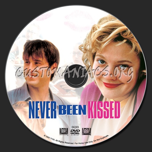 Never Been Kissed dvd label