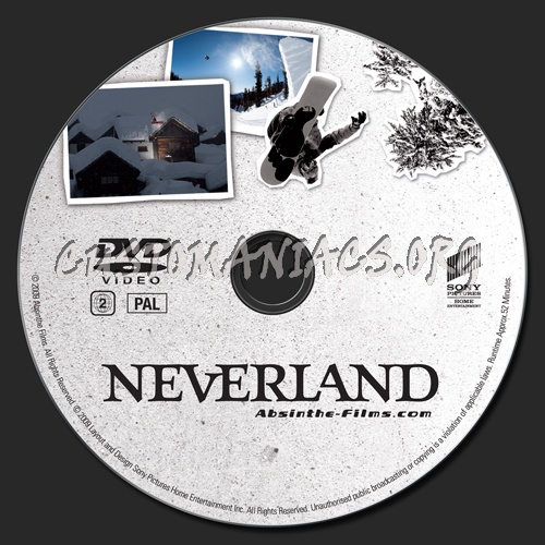 Neverland dvd label