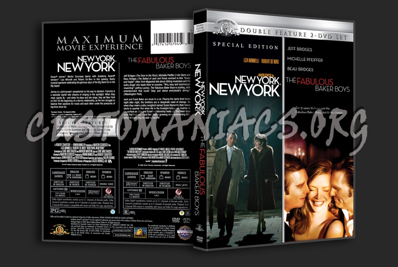 New York New York / The Fabulous Baker Boys dvd cover