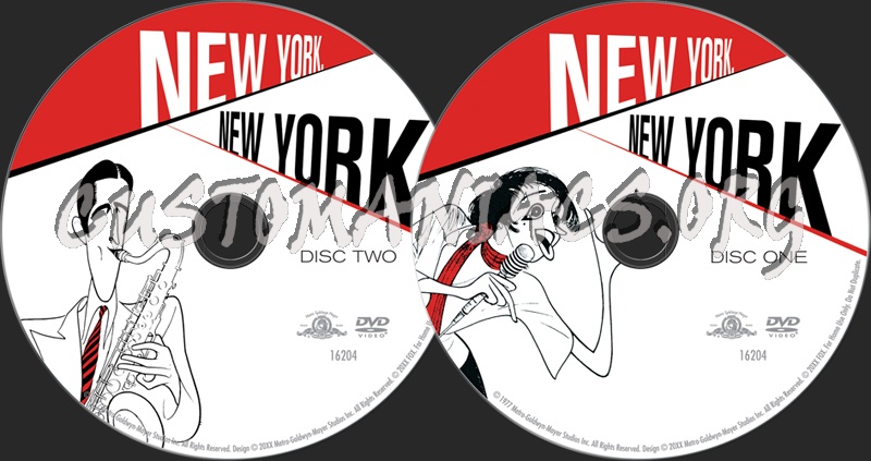 New York, New York dvd label