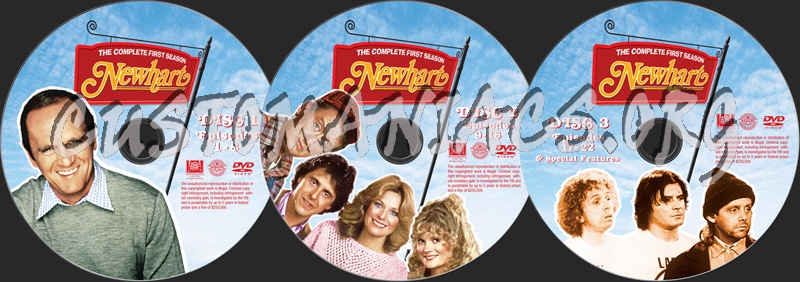 Newhart Season 1 dvd label