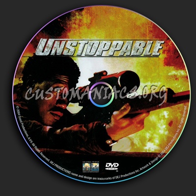 Unstoppable dvd label