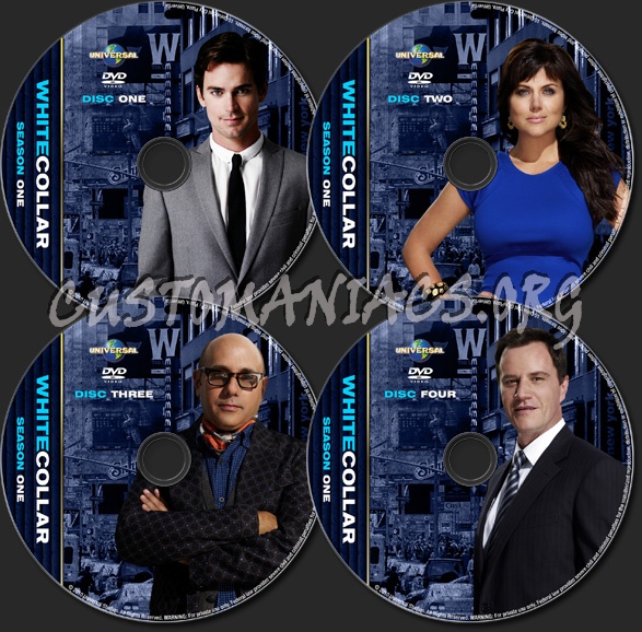 White Collar - Season One - TV Collection dvd label