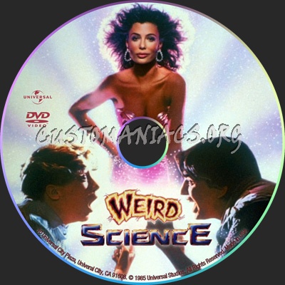 Weird Science dvd label