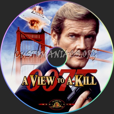A View to a Kill dvd label