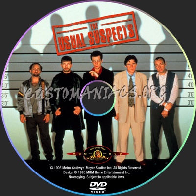The Usual Suspects dvd label
