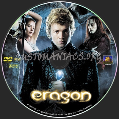 Eragon dvd label