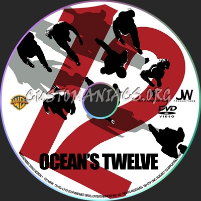 Ocean's 12 dvd label