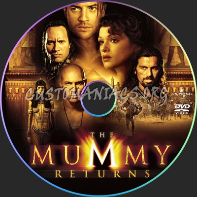 The Mummy Returns dvd label