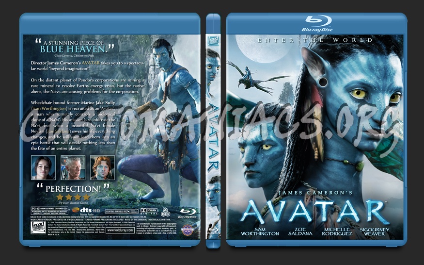 Avatar blu-ray cover