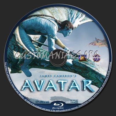 Avatar blu-ray label