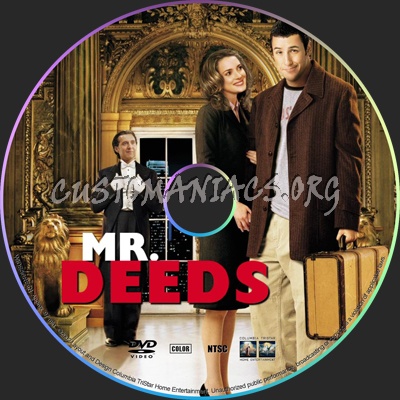 Mr Deeds dvd label