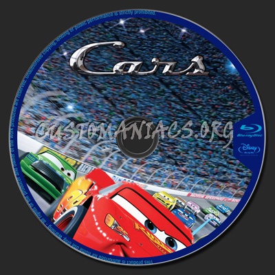 Cars blu-ray label