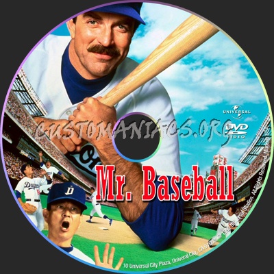Mr Baseball dvd label