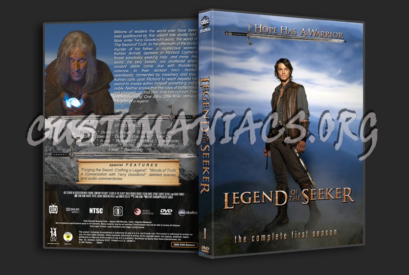 Legend of the Seeker Season 1 dvd cover