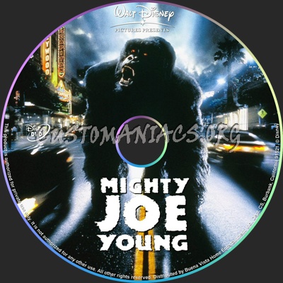 Mighty Joe Young dvd label