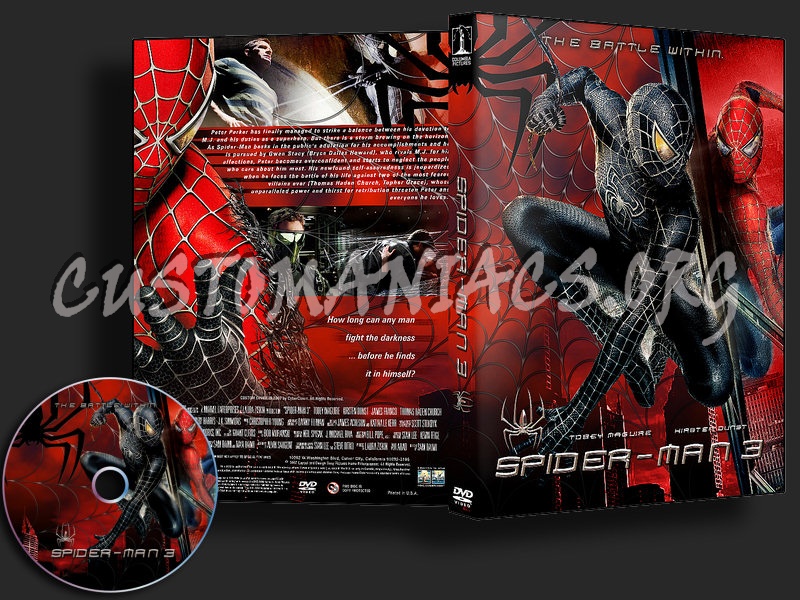 Spider-Man 3 dvd cover