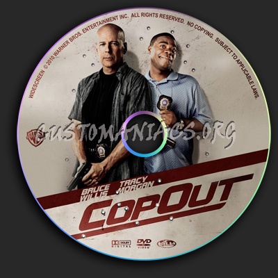 Cop out dvd label