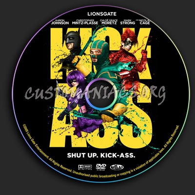 Kick Ass dvd label