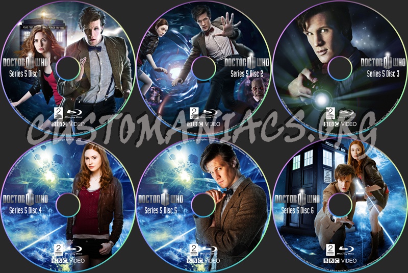 Doctor Who Series 5 blu-ray label