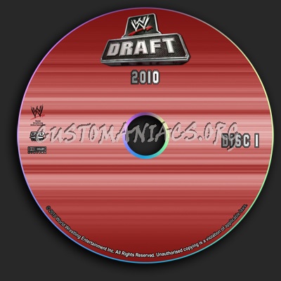WWE - Draft 2010 dvd label