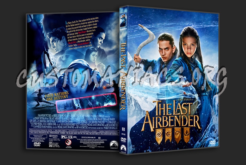 The Last Airbender dvd cover