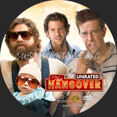 The Hangover dvd label