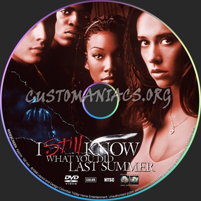 I Still Know What You Did Last Summer dvd label