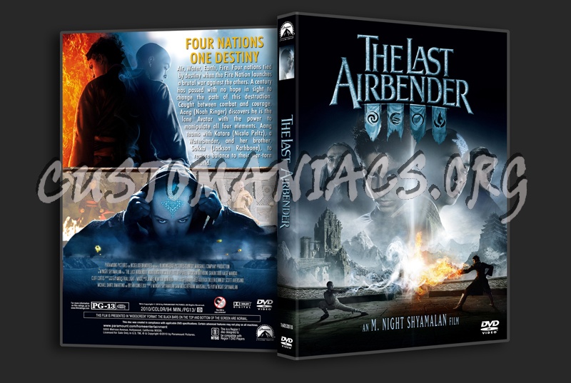 The Last Airbender dvd cover