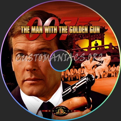 The Man With the Golden Gun dvd label