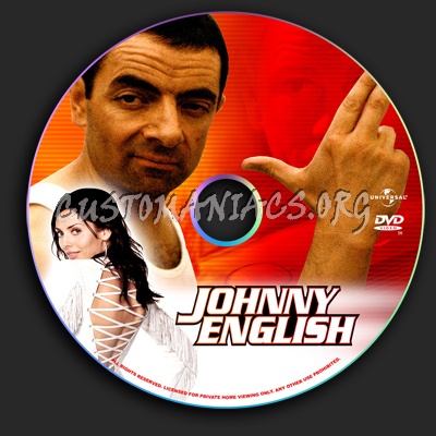 Johnny English dvd label