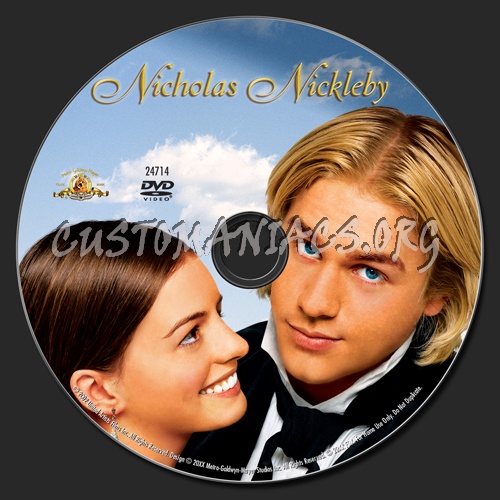 Nicholas Nickleby dvd label