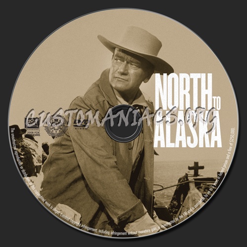 North to Alaska dvd label