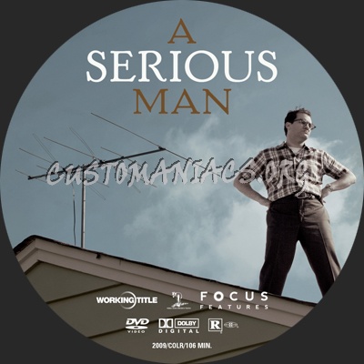 A Serious Man dvd label