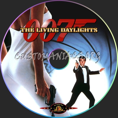 The Living Daylights dvd label