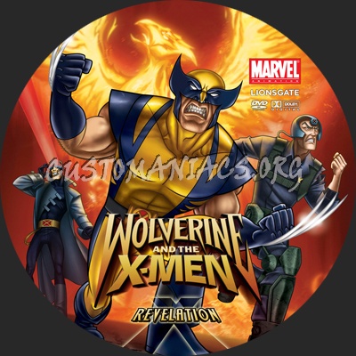 Wolverine and the X-Men Revelation dvd label