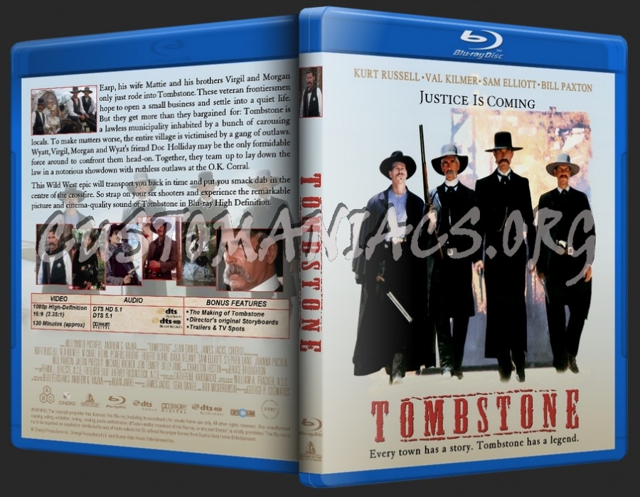 Tombstone blu-ray cover