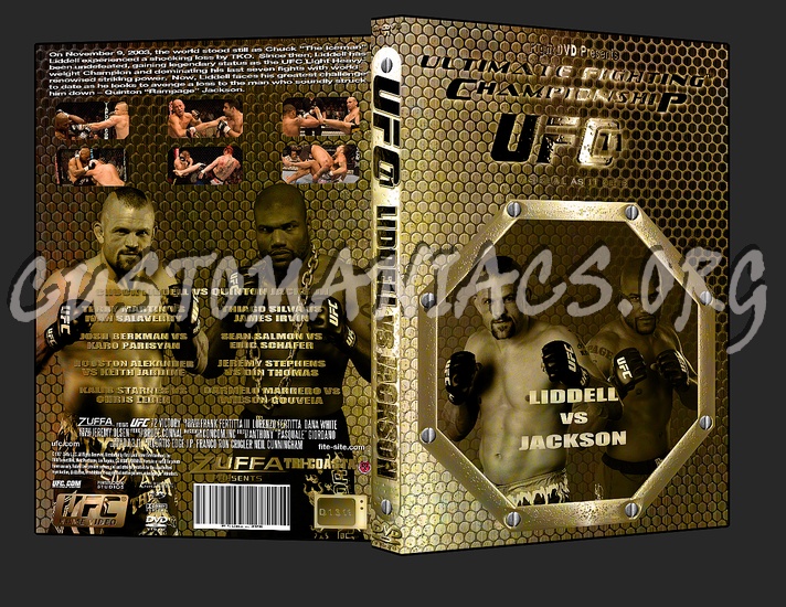UFC 71 Liddell vs Jackson dvd cover