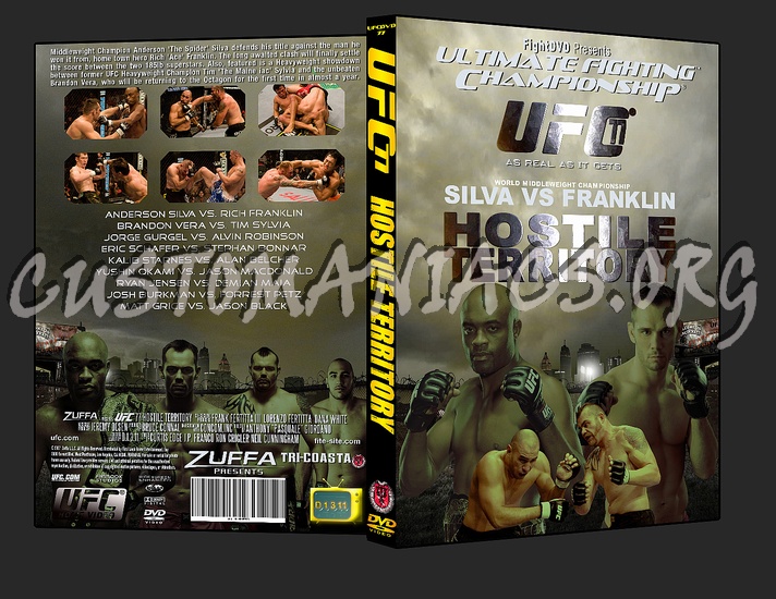 UFC 77 Hostile Territory dvd cover