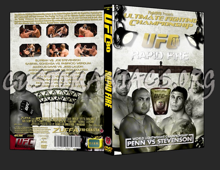 UFC 80 Rapid Fire dvd cover