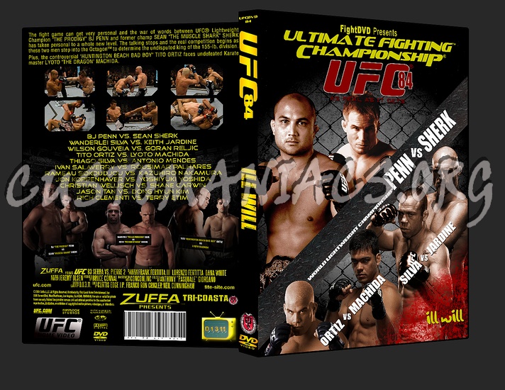 UFC 84 Ill Will dvd cover
