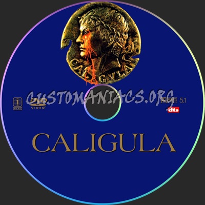 Caligula dvd label