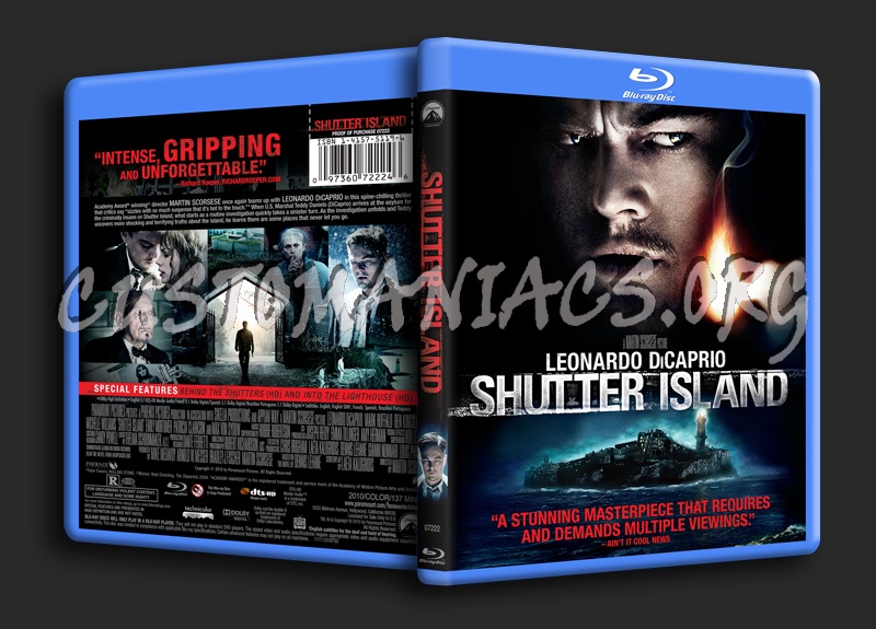 Shutter Island blu-ray cover